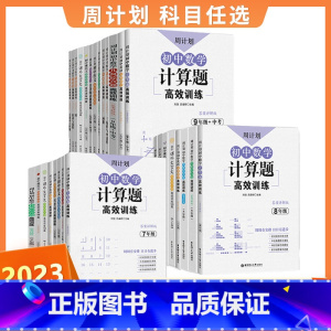 英语听力高效训练 九年级/初中三年级 [正版]周计划 初中数学计算题高效训练789年级上册下册几何综合题 代数综合题 初