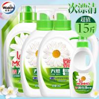 妈妈壹选天然皂液倍柔洗衣液2KG*2+3.2KG*1+内衣净300g家庭套装