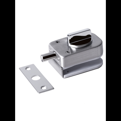 不锈钢玻璃门插销ciaa单双门双开门推拉门地插销浴室淋浴房门锁免开孔