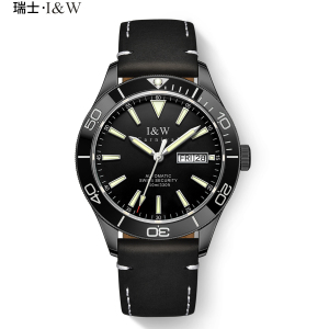 瑞士爱沃驰I&W CARNIVAL水鬼手表全自动机械表 男表鲨鱼系列100米潜水表运动夜光男士表潮流新品533G