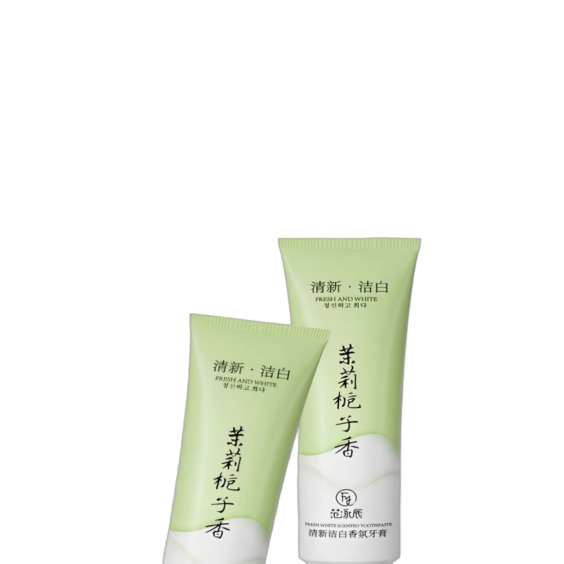 翰逸久旺 茉莉栀子香牙膏小苏打亮白美牙去黄牙持久留香去烟茶牙渍清新口气 个