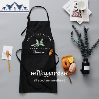 milky garden 原创防水围裙亲子围裙画画罩衣成人儿童北欧围裙 三维工匠