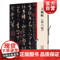 大观帖第6卷 彩色放大本中国著名碑帖 孙宝文 书法碑帖 正版图书籍 上海辞书出版社 世纪出版