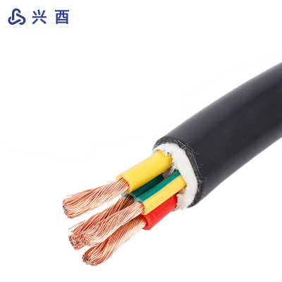 兴酉 护套软芯电缆 VVR-3*70+1*35平方 米