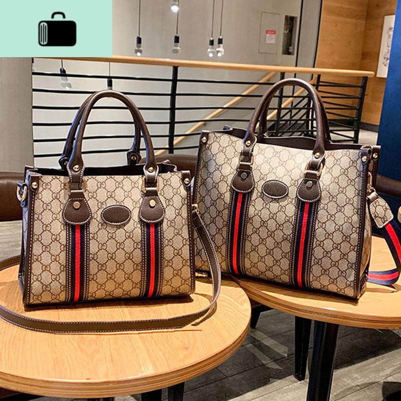 大包包新款2020网红女包2019潮流行百搭ins单肩斜挎包水桶托特包NEW LAKE女士单肩包