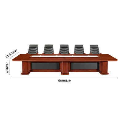 榭邦 办公家具 6米会议桌 6000*2000*760mm