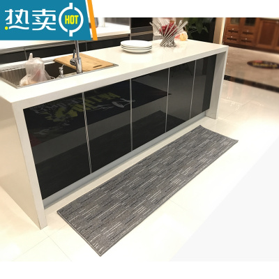 敬平网红厨房地垫长条防滑吸水吸油垫子家用耐脏脚垫北欧进门地毯防滑垫
