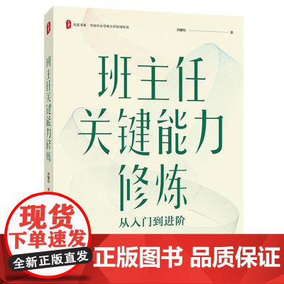 班主任关键能力修炼 从入门到进阶 大夏书系 洪耀伟 全国中小学班主任培训用书 助力班主任实现精进 绘制新时代班主任成长图