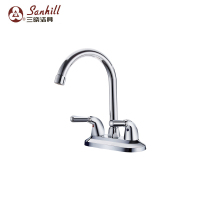 三晓全铜主体双把冷热菜盆龙头SX-17097 个