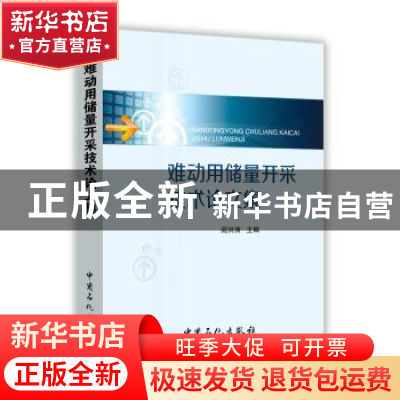 正版 难动用储量开采技术论文集 阎洪涛主编 中国石化出版社 9787