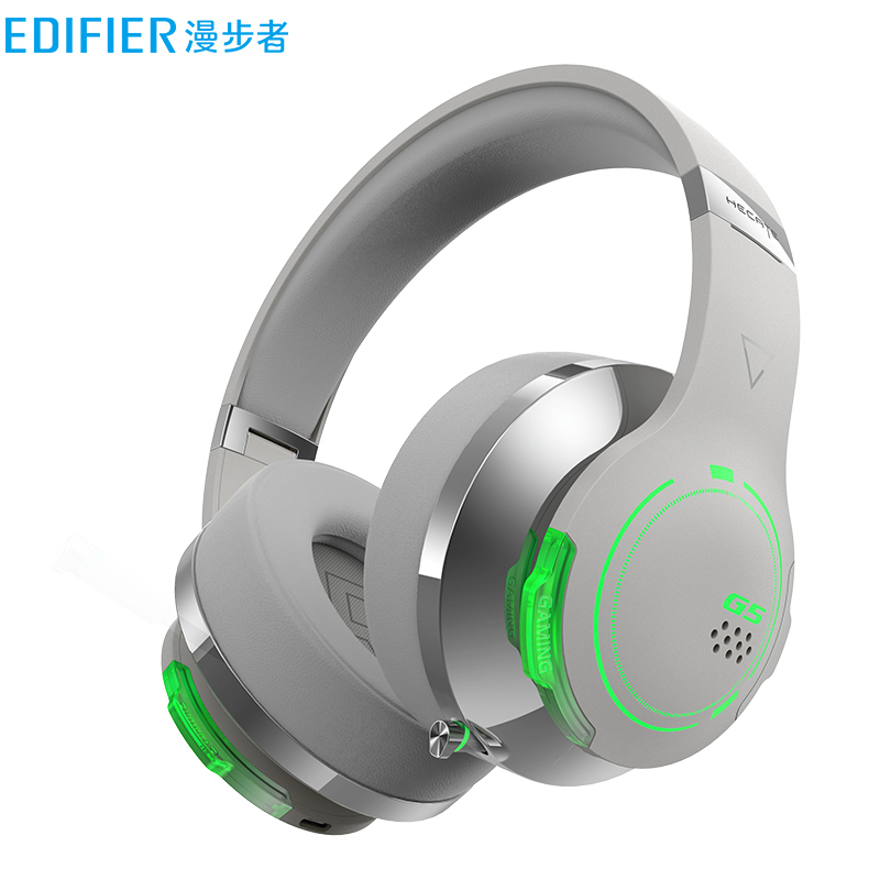 漫步者(edifier) hecate g5bt蓝牙游戏耳机头戴式带麦 [45ms低延时]