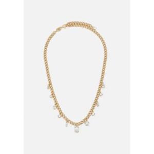 Swarovski女款混切工艺项链优雅白金色显气质时尚饰品 white/_gold-coloured