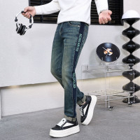 JEEP SPIRIT秋冬款欧版男士潮流时尚男士蓝色牛仔裤男裤子