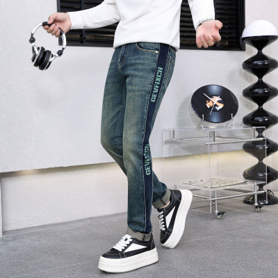 JEEP SPIRIT秋冬款欧版男士潮流时尚男士蓝色牛仔裤男裤子