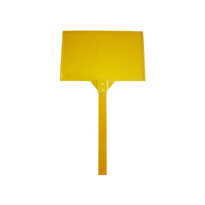 盾铁侠玻璃钢单立柱警示牌400*600*1200mm/块