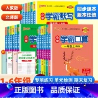 [单本]学霸默写·人教版 二年级下 [正版]2024春小学学霸默写能手口算计算小达人一二三四五六年级上册语文数学人教北师