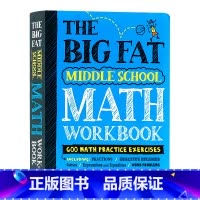 [正版]美国学霸笔记练习册 中学数学 英文原版 The Big Fat Middle School Math Work