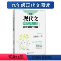 现代文 9年级 九年级/初中三年级 [正版]周计划语文初中现代文阅读周计划高效训练100篇+课外文言文阅读周计划高效训练