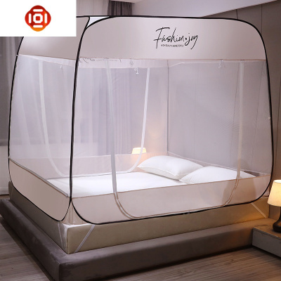 榻榻米蚊帐免安装防摔儿童宝宝结实加固加厚家用全包有底免支架三维工匠