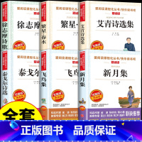 实惠6册:小学生诗歌选集 [正版]新月集泰戈尔中文版 小学生现代诗精选诗集给孩子的诗歌散文诗全集三四五六年级上册下册课外