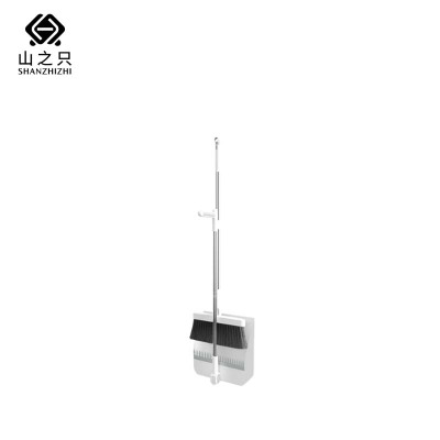 山之只 折叠款扫把簸箕套装 扫把+簸箕 套