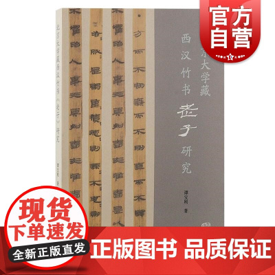 北京大学藏西汉竹书老子研究 上海古籍出版社简帛古本中国思想史学术史哲学史经典著作先秦两汉道家思想发展传播地域性变迁