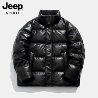 JEEP SPIRIT新款男士时尚加厚羽绒服防风宽松大码休闲男羽绒外套