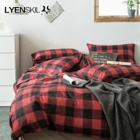 美帮汇全棉全棉四件套北欧风学生床单被套宿舍床笠三件套款床上用品