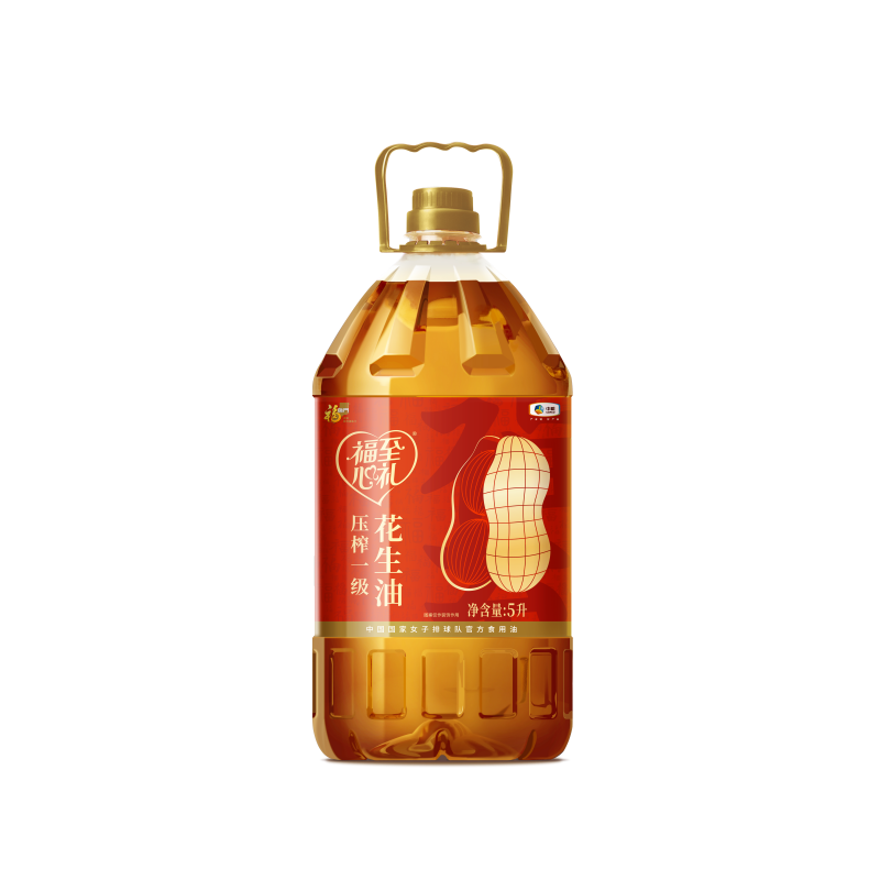 福临门中粮福临门福至心礼压榨一级花生油 5L