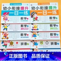 [10册]幼小衔接提升全10册 [正版]幼小衔接提升一日一练全套10册学前班升一年级幼儿园大班入学准备大练习拼音数学识字