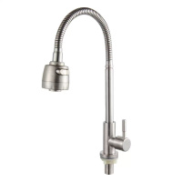 南方卫通 304不锈钢单冷万向水龙头 NF-344 /个