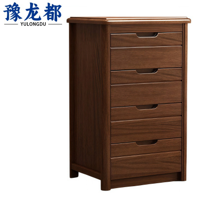 豫龙都 实木床头柜 四斗 台