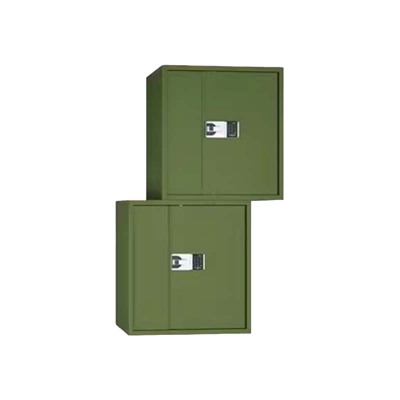 正斌军绿色保密柜电子密码文件保险柜国保指纹锁分体资料档案矮柜定做分体双节保密柜(国保锁)
