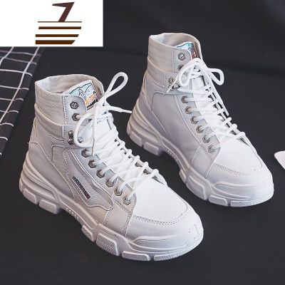 尗卡马丁靴女英伦风新款学生百搭厚底机车靴子女短靴网红单靴ins