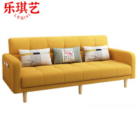乐琪艺 沙发床 黄色(加宽)张