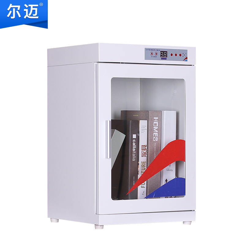 尔迈 图书消毒柜书籍档案消毒柜臭氧消毒灭菌柜资料文件杀菌柜 36LB玻璃门款