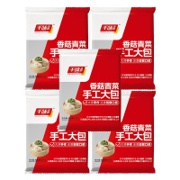 千味央厨包子翠绿清香一口新鲜馅料饱满半成品香菇青菜馅800g*5袋