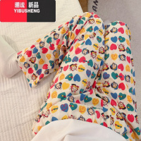 YIBUSHENG[香菇来了]ins韩系遛弯睡裤女新款多巴胺甜美家居休闲裤