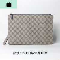 信封手包男薄款2019新款韩版潮流手拿包男女时尚手抓包休闲手拎包NEW LAKE 卡其色(关注收藏)