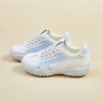 内增高ins韩版德训鞋女秋季新款学生跑步运动休闲街拍