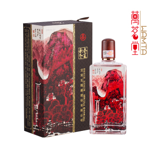 52度 春夏秋冬万山红遍酒 浓香型白酒500ml单瓶礼盒装
