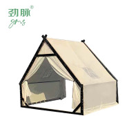 劲脉 露营星空帐篷 米黄色-2*2.5*2.5M 顶