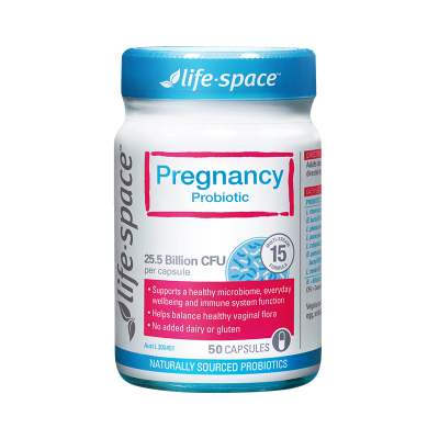 Life Space孕妇益生菌胶囊50粒/瓶装澳洲进口膳食营养补充剂 备孕/孕期 香港/保税随机发