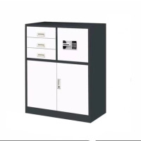 保密柜三圣S-MG4 密码解锁,机械锁 3层