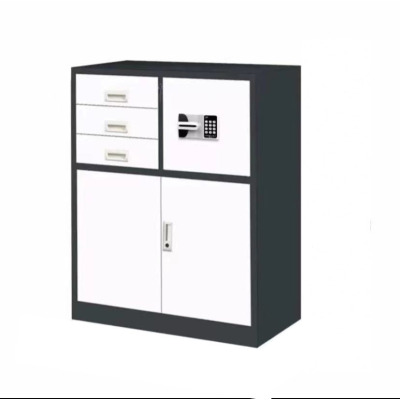 保密柜三圣S-MG4 密码解锁,机械锁 3层