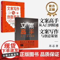 [全2册]店 文案高手 从入门到精通+文案写作与创意策划 文案写作方法技巧大全教程书籍 文案创意设计指南