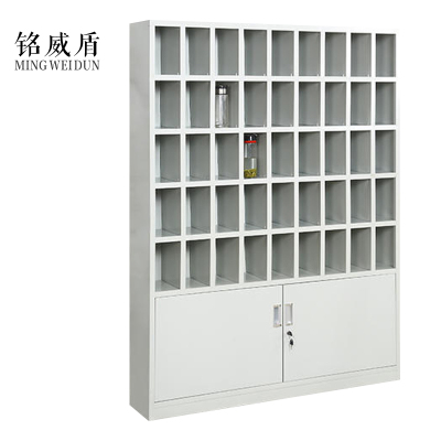 铭威盾45格冷轧钢板员工车间多格茶杯放置收纳柜水杯柜1800*1350*250