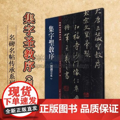 集字圣教序(刘铁云本)名碑名帖傳承系列 孙宝文 编 原碑帖全文高清彩印附繁体旁注 宋拓王羲之行书毛笔书法字帖临摹鉴赏墨迹