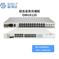 森润达SRDIT PDH光端机综合业务光端机电话光端机多业务光端机OMUX120 i8G4E16P-S80L