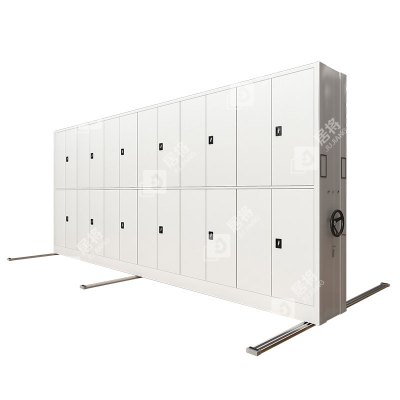 居将 电动密集架移动档案柜钢制轨道密集柜 一列6组